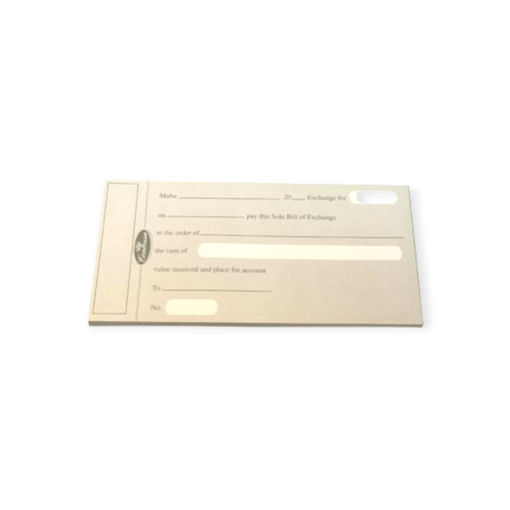 Picture of BILLS OF EXCHANGE BOOKLET X100 SHEETS